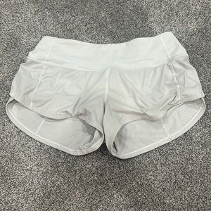 Size 2 white Lululemon speed ups